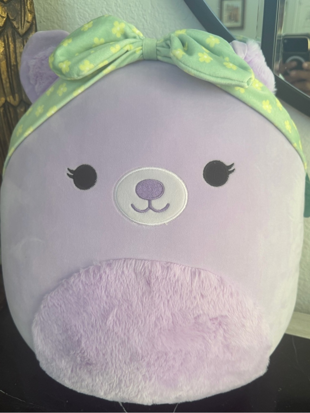 NWT Squishmallows Jumbo 16” Silvy the Lavender Bear Plush